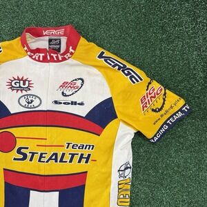 Vintage Verge Team Cycling Short Sleeve Jersey Mens  Large Gekko Gear Boll